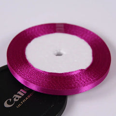 22 Meters/Roll 6mm Silk Satin Ribbons Christmas Halloween Birthday Party Gift Wrapping Ribbons DIY Handmade Crafts Material