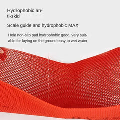 Halloween Gift Water Resistant Anti Slip Floor Mat for Bathroom Kitchen Toilet Hollow Shower Rug for Home Decoration Use Daily