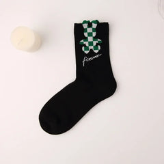 New Women Socks Korean Style Flower Trend Casual Cotton Socks Girls Frilly Ruffle Cute Sweet Breathable Kawaii Crew Socks Girls