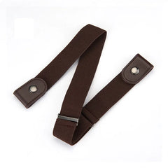 Traceless Invisible Elastic Belt Women's Belt Jeans Pants Men's Elastic Belt
