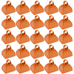 12-100 Pcs Metal Cowbells for Sporting Event 3 Inch Small Noise Makers