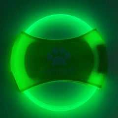 Hot-selling eco-friendly interactive LED Frisbee dog training toy rechargeable sports pet sports toy