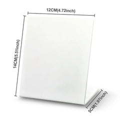 NFC Station table Tag 13.56Mhz programmable Compatible Google Review Card NFC Reviews display bending Card Acrylic Table Sticker