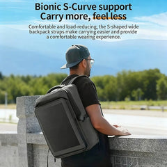 APH-S12 Outdoor Emergency Solar 30W 35L Waterproof Charging Backpack Portable Power Supply for Hiking and Travel