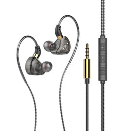 Type-C Wired Headphones HiFi Bass Stereo USB C Earphone 3.5MM in-Ear Earbuds with Mic Sports Subwoofer Music Headset for Samsung