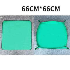 Thickened Waterproof Mats Garden Soil Change Mats Gardening Tools Plant Flower Pot Reusable Transplanting Change Pot Plant Mats