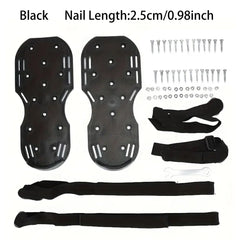 Garden Nail Shoes,Grass Loose Soil Tool,2.5/4.2cm Long Nail,Anti-Slip Lawn Aerator Grass Spikes Shoes for Aerating Lawn Soil