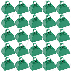 12-100 Pcs Metal Cowbells for Sporting Event 3 Inch Small Noise Makers