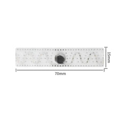 100pcs UHF RFID Tag UHF Sew Soft Textile Non-Woven Label Laundry Tag RFID Laundry Tag