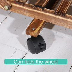 6 Tier Wood Plant Stand Plant Holder Display Rack Ladder Storage Rack Plant Shelf for Living Room Balcony Garden Patio