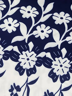 Plus Size Ladies Hit Casual Flower Color Printing Large Size Round-Necked Short-Sleeved T-Shirt Printed Pants Two-Piece Set
