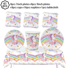 Rainbow Unicorn Balloon Unicorn Party Decor Supplies Unicorn Birthday Party Decoration Baby Shower Kids Girls Birthday Decor