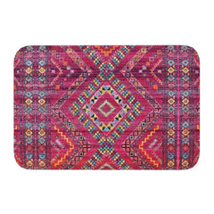 Moroccan Berber Rug Boho Style Front Door Mat Anti-Slip Antique Bohemian Geometric Doormat Floor Bathroom Entrance Rug Carpet