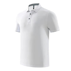 Quick Dry Men's Sports Polo Shirt Golf Wear Summer Gym Fitness Training Clothing Comfortable Breathable Shirts
