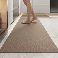 Simple diatomaceous earth kitchen mat long strip restaurant soft mat household non-slip mat bathroom absorbent mat door mat