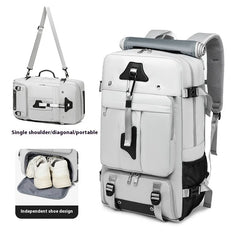 55L Large Capacity Travel Bag For Men 15.6 Inch Laptop Suitcase Backpack Multi-function Waterproof Backpack Outdoor Camping Bags