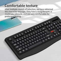 Lenovo Wireless Keyboard and Mouse Combo Full-Size 104 Key Quiet Office Set with Silent Click Compact USB Receiver for Pc Laptop
