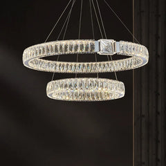 Luxury LED Crystal Ceiling Chandeliers Modern Gold/Chrome Metal Pendant Lights Home Restaurant Hotel Decor Lighting Fixtures