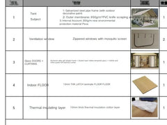 Outdoor Camping Tents, Hotel Camping Bases, Large Wooden House Accommodation, Suitable for Camping, Customizable Large Capacity