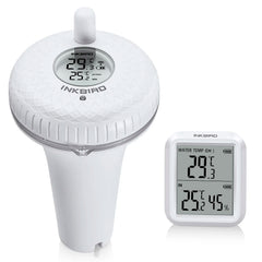 INKBIRD Wireless Digital Swimming Pool Thermometer with Indoor Monitor Up to 300 ft Transmission for Bathtub,Hot Spring,Aquarium