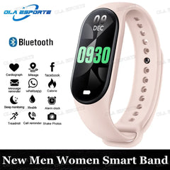 M7 Smart Band Watch Men Women Silicone Heart Rate Smart Band Varied Dial Fitness Tracker Fitness Sport Bracelet For Android HW12