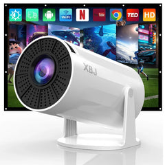Portable Smart Projector Support 4K Decoding Android 11 BT5.0 Wifi 6 Home Cinema Outdoor Projetor Mini Projector
