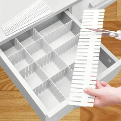 Household Drawer Divider Drawer Storage Divider Bedroom Cabinet Drawer Underwear Sock Sorting Adjustable DIY Storage Rack