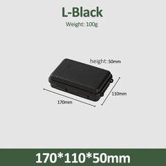 S/L/XL Size Outdoor Plastic Waterproof Sealed Survival Box Container Camping Outdoor Travel Storage Box Fishing Tackle Bag