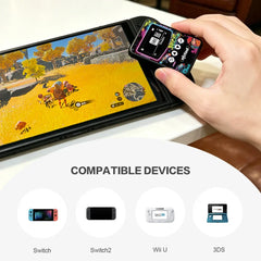 For Amiibo OLED Simulator iNFC Bluetooth Rechargeable Emulator for Switch/Switch 2/Lite OLED 3DS Wii U Wireless Game Accessory