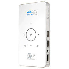 3D Mini Movie Video Projector Modern Design Lens Dlp Smart Touch Panel Projector S905x Battery Android 4k Beamer P06