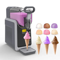 Snow Melting Machine Small Household Cold Drink Slush Machine Automatic Cleaning Smoothie Beverage Milkshake Shaved Ice Machine