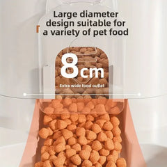 Automatic Cat & Dog Water Dispenser with Integrated Food Basin No