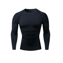 Compression Shirts Men's Rashguard Quick Dry Gym Fitness Shirts Spring Beach Surfing Athletic Sport Running Workout Tops Tees