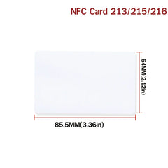 10/50pcs NFC Ntag216 Ntag215 Ntag213 White Card TAG ISO14443A RFID Cards Ntag 213 Chip for All NFC Enabled Phones