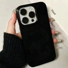 Black Blue Rotating Thread Art Niche Creative Cute Phone Case For iPhone 17 16 15 14 13 12 11 Pro XS Max XR 7 8 Plus MINI Cover