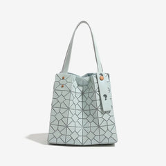 Fashion Geometric Diamond Tote Bag 2026 Versatile Six-grid Large-capacity Commuter Portable Armpit Bag New Style Handbags