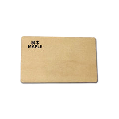 5Pcs Wooden Card NFC215 Card 13.56MHZ RFID Tag 504Bytes