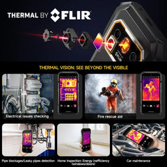 Ulefone Armor 27T Pro+ 5G THERMAL Rugged Phone 10600mAh 6.78" 120Hz Smartphone 50MP+64MP Night Camera 24GB+256GB NFC Android 15