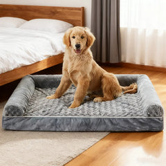 Dog Bed Memory Foam Mat Dog Accessories Waterproof All Season Universal Machine Washable Bed for Dog Luxury Bed Medium Size Dog