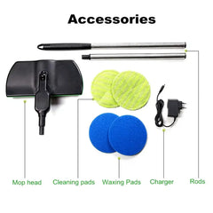 Handheld Wireless Electric Mop Floor Washer Electric Mop Wireless Rotating Rechargeable Floor Wiper Cordless  Sweeping