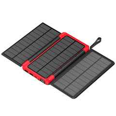 Portable Foldable Solar Charger Power Bank Outdoor Camping Hiking Equipment Mobile Energy Storage Travel Battery Pack