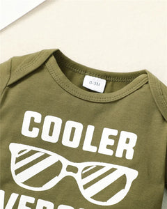 0-18 Months Newborn Baby Boy 3PCS Clothes Set Letters Print Short