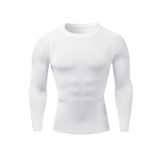 Compression Shirts Men's Rashguard Quick Dry Gym Fitness Shirts Spring Beach Surfing Athletic Sport Running Workout Tops Tees