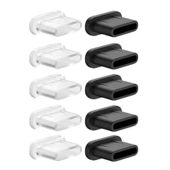 1/40pcs Type C Anti-Dust Plugs Silicone USB C Charging Port Dust Cover