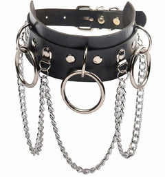 1pc Harajuku Gothic Spike Rivet Star Necklaces Collares Hip Hop Rock