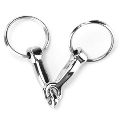 Horse Bits Keychain Snaffle Bits Keychain Zinc Alloy Pelham Keychain Single Connector Horse Bit Key Knot Snaffle Bits Keychain
