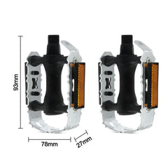 1 Pair E-bike Folding Pedals Anti-slip Refitting Platform Pedal Scooter Parts Electric Bicycle Accessories Cycling Supplies