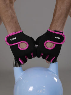 VBOSi Breathable Half Finger Gloves for Gym Exercise Cycling with Anti-slip Dots