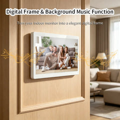 ANJIELO Tuya Smart Video Intercom System 7 inch 10 Touch Screen Video Doorbell Suit for Home Apartment