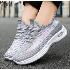 New Spring Fabric Shoes for Women Anti Slip Soft Soled Flat Shoes Casual Sports Shoes Comfortable Women's